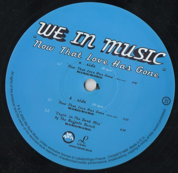 We In Music - Now That Love Has Gone | Labels (8972166) - 2 We In Music - Now That Love Has Gone | Labels (8972166) - 2