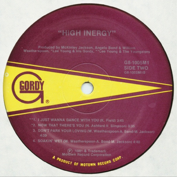 High Inergy - High Inergy | Gordy (G8-1005M1) - 3