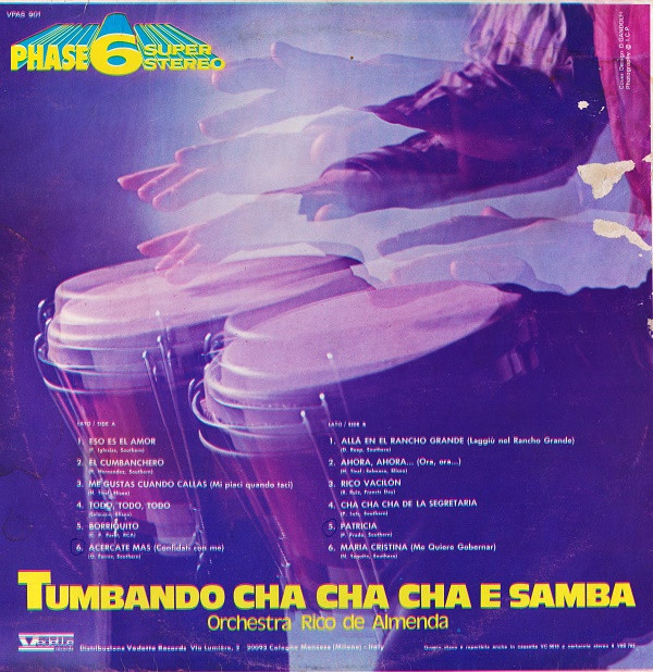 Rico De Almenda Orchestra - Tumbando Cha Cha Cha E Samba | Phase 6 Super Stereo (VPAS 901) - 2 Rico De Almenda Orchestra - Tumbando Cha Cha Cha E Samba | Phase 6 Super Stereo (VPAS 901) - 2