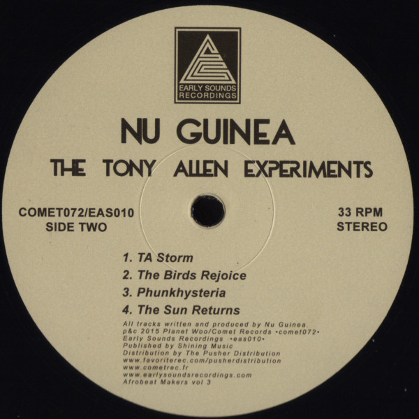 Nu Guinea - The Tony Allen Experiments | Comet Records (COMET072) - 4 Nu Guinea - The Tony Allen Experiments | Comet Records (COMET072) - 4