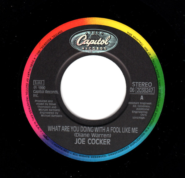 Joe Cocker - What Are You Doing With A Fool Like Me | Capitol Records (06 2038247) - 3