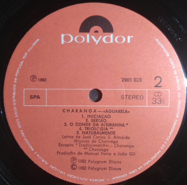 Charanga - Aguarela | Polydor (2901 023) - 4