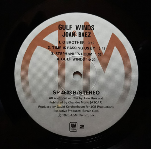 Joan Baez - Gulf Winds | A&M Records (SP 4603) - 3 Joan Baez - Gulf Winds | A&M Records (SP 4603) - 3