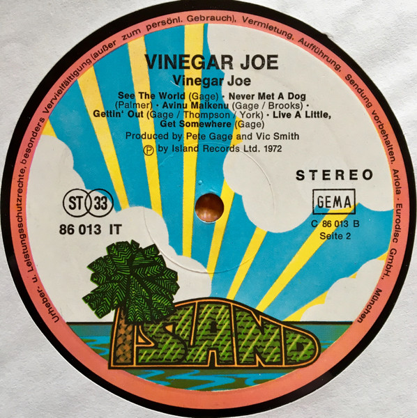 Vinegar Joe - Vinegar Joe | Island Records (86 013 IT) - 4 Vinegar Joe - Vinegar Joe | Island Records (86 013 IT) - 4