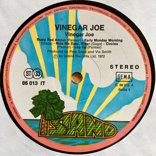 Vinegar Joe - Vinegar Joe | Island Records (86 013 IT) - 3 Vinegar Joe - Vinegar Joe | Island Records (86 013 IT) - 3