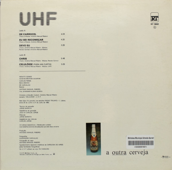 UHF - Ares E Bares De Fronteira | RT (RT 10032) - 2