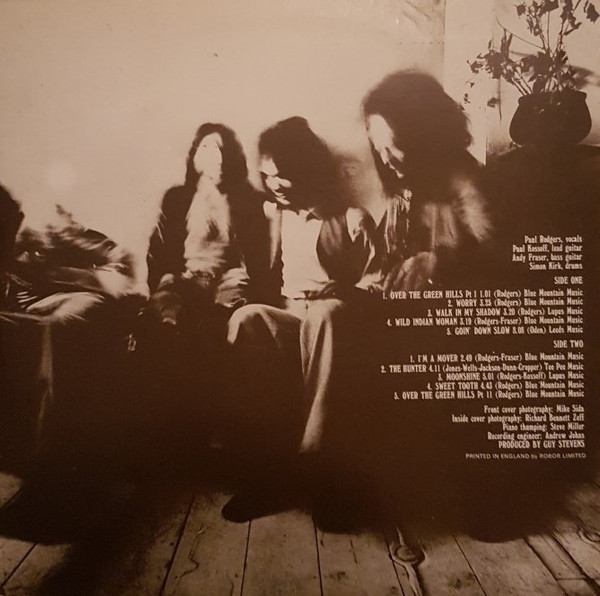 Free - Tons Of Sobs | Island Records (ILPS-9089) - 4
