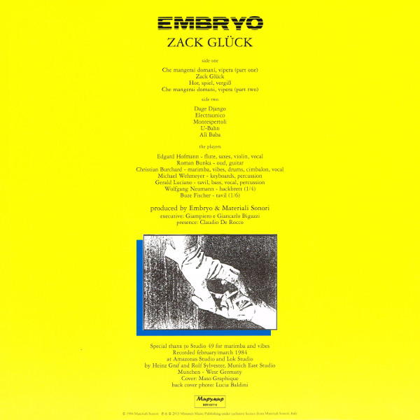 Embryo - Zack Glück | Мирумир (MIR100710) - 3