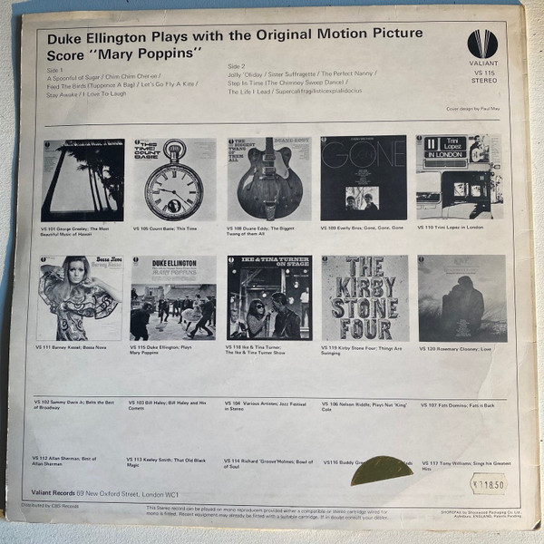 Plays With The Original Motion Picture Score Mary Poppins