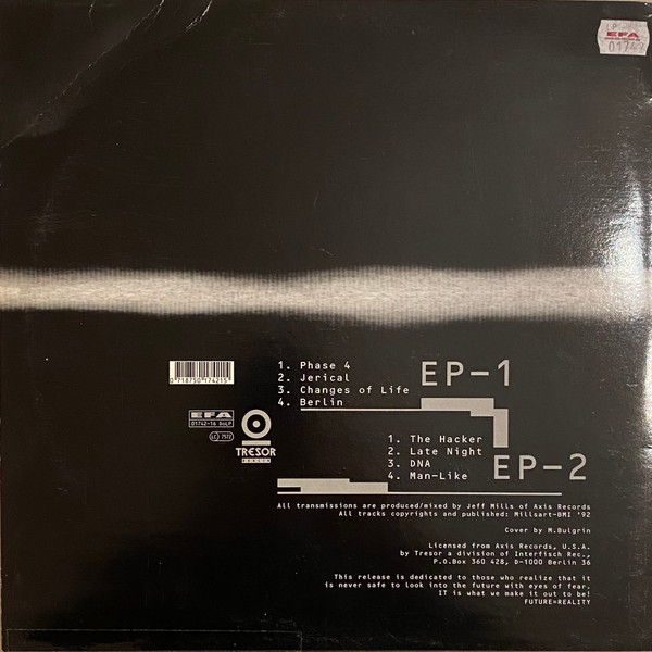 Jeff Mills - Waveform Transmission Vol. 1 | Tresor (Tresor 11)