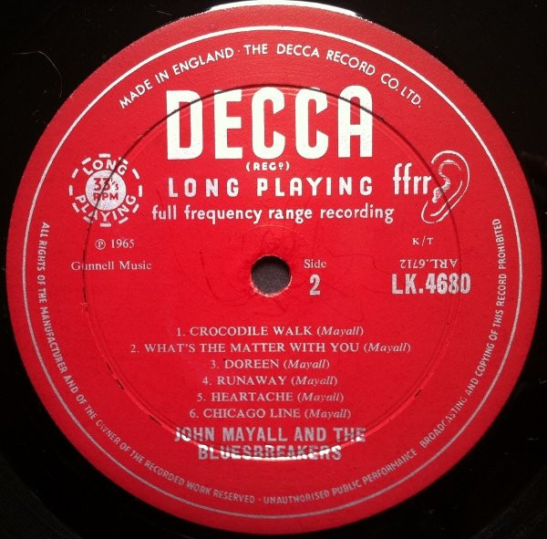 John Mayall - John Mayall Plays John Mayall | Decca (LK 4680) - 4 John Mayall - John Mayall Plays John Mayall | Decca (LK 4680) - 4