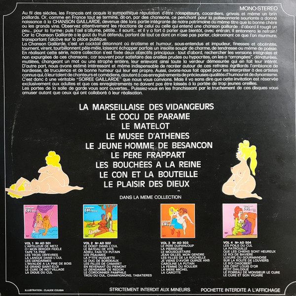 Various - Chansons Culotées Volume 6 | Epn (AD 506) - 2