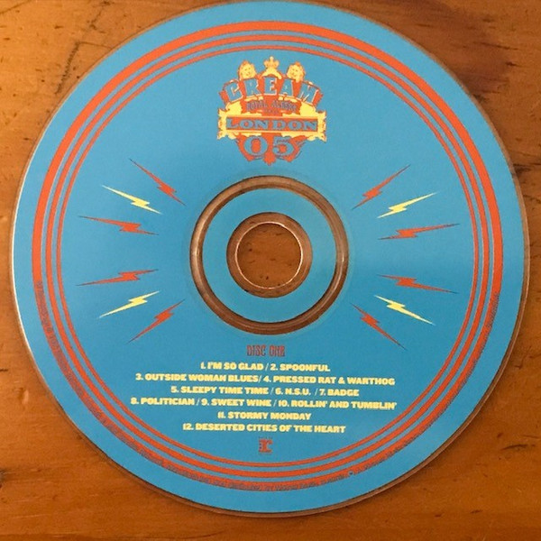 Cream - Royal Albert Hall - London - May 2-3-5-6 2005 | Reprise Records (9362494162) - 3 Cream - Royal Albert Hall - London - May 2-3-5-6 2005 | Reprise Records (9362494162) - 3