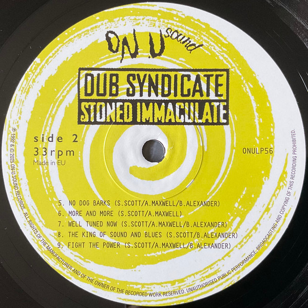 Dub Syndicate - Stoned Immaculate | On-U Sound (ONULP56) - 4 Dub Syndicate - Stoned Immaculate | On-U Sound (ONULP56) - 4