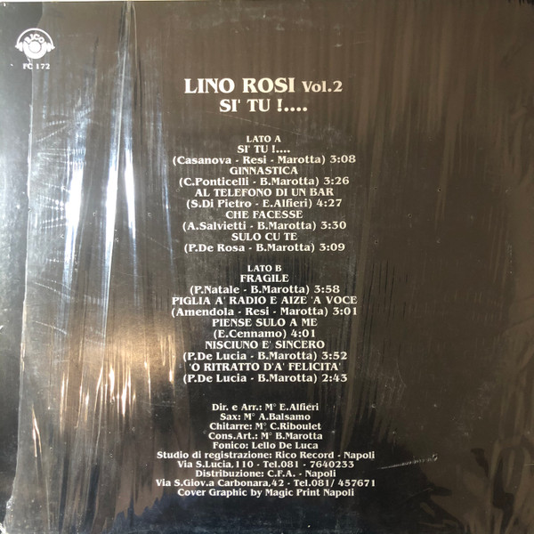 Lino Rosi - Si' Tu !.... (Vol. 2) | Rico Record Sound (FC 172) - 2 Lino Rosi - Si' Tu !.... (Vol. 2) | Rico Record Sound (FC 172) - 2