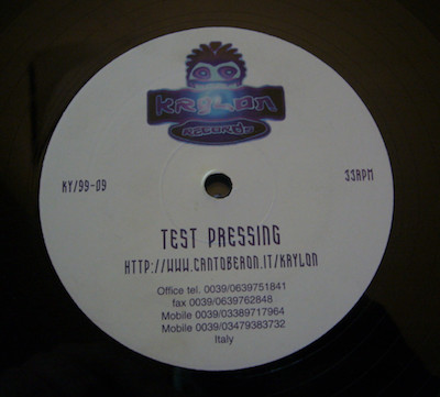 Nick Jones - Tribal Efx | Krylon Records (KY/99-09) - main