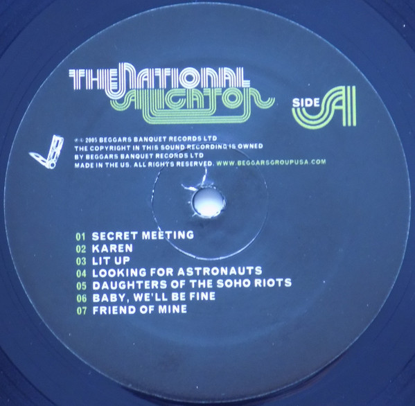 The National - Alligator | Beggars Banquet (BBQLP 241) - 3 The National - Alligator | Beggars Banquet (BBQLP 241) - 3