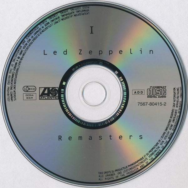 Led Zeppelin - Remasters | Atlantic (7567-80415-2) - 3