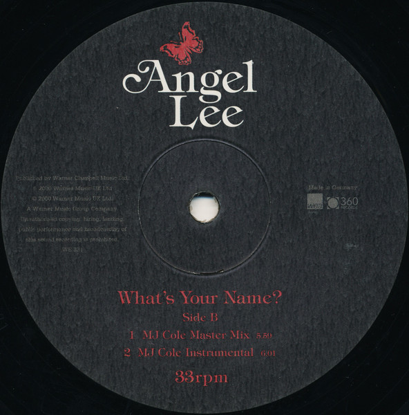 Angel Lee - What's Your Name? | WEA Records (8573835810) - 4