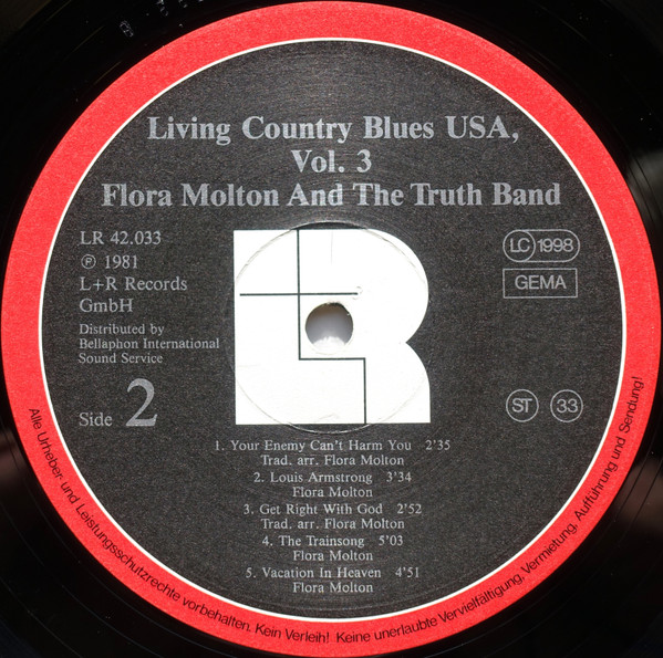 Flora Molton And The Truth Band - From Washington, DC, USA | L+R Records (LR 42.033) - 4 Flora Molton And The Truth Band - From Washington, DC, USA | L+R Records (LR 42.033) - 4