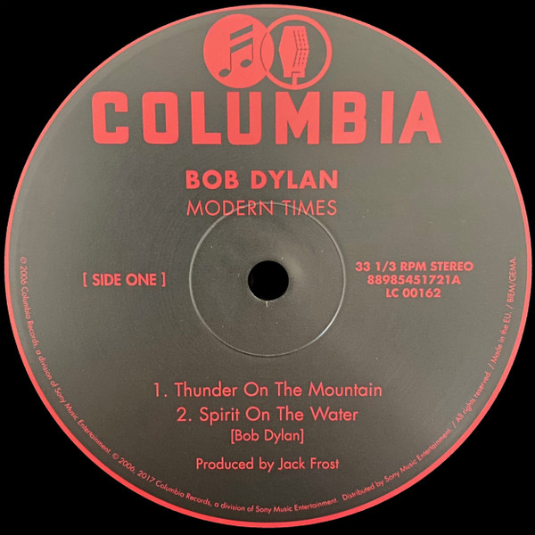 Bob Dylan - Modern Times 2 x LP | Columbia (88985451721) - 4 Bob Dylan - Modern Times 2 x LP | Columbia (88985451721) - 4