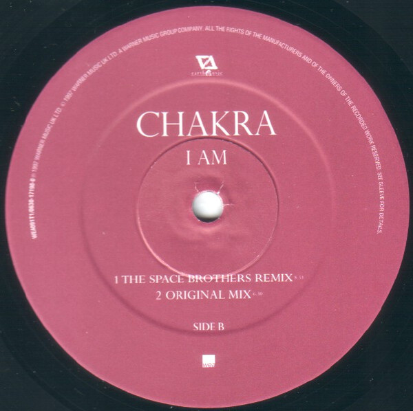 Chakra - I Am | WEA (WEA 091 T1) - 4