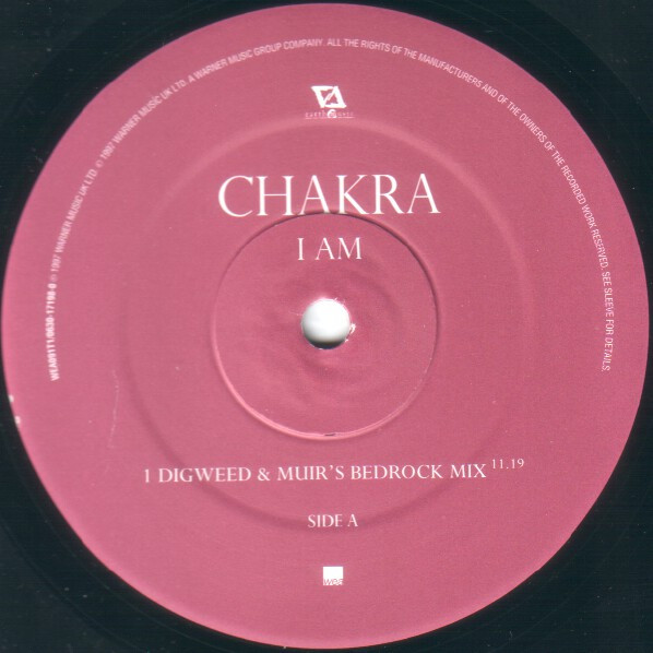 Chakra - I Am | WEA (WEA 091 T1) - 3