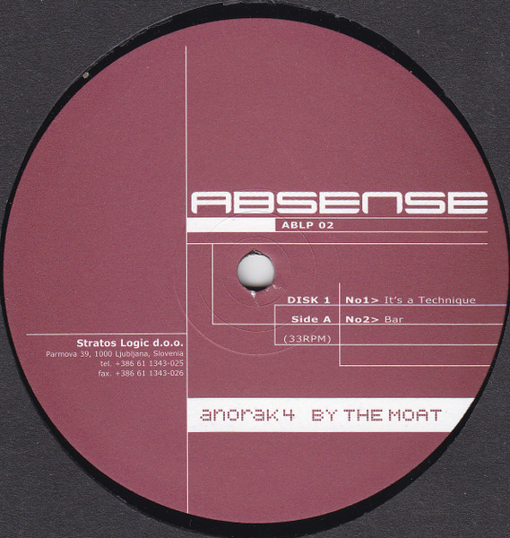 Anorak - Anorak 4 - By The Moat | ABsense (ABLP02)