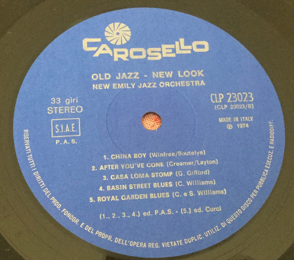 New Emily Jazz Orchestra - Old Jazz NewLook | Carosello (CLP 23023) - 3