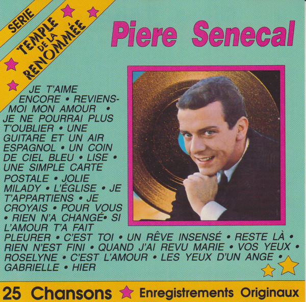 Pière Sénécal - Temple De La Renommée | Disques Mérite (22-1002) - main Pière Sénécal - Temple De La Renommée | Disques Mérite (22-1002) - main