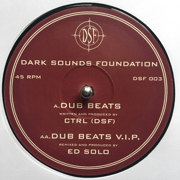 CTRL - Dub Beats | Dark Sound Foundation (DSF 003) - main