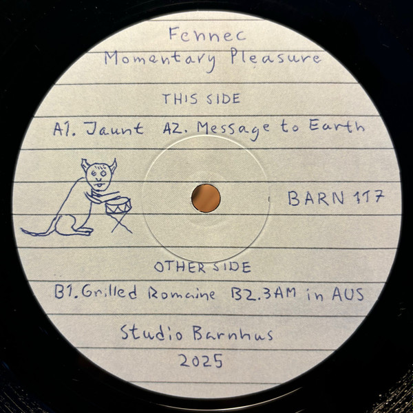 Fennec - Momentary Pleasure | Studio Barnhus (BARN 117) - 3 Fennec - Momentary Pleasure | Studio Barnhus (BARN 117) - 3
