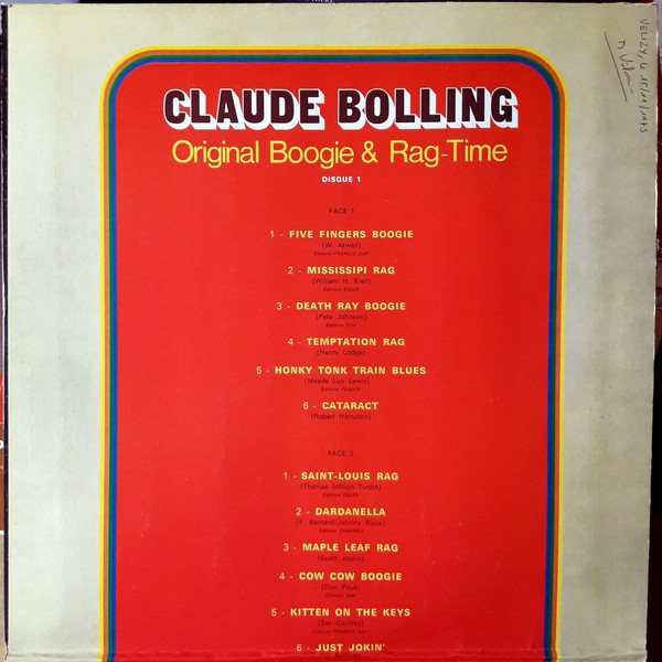 Claude Bolling - Original Boogie & Ragtime | Philips (6641 142) - 2