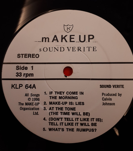 The Make-Up - Sound Verite | K (klp64) - 3