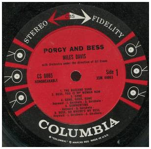 Miles Davis - Porgy and Bess | Columbia (CS 8085) - 3 Miles Davis - Porgy and Bess | Columbia (CS 8085) - 3