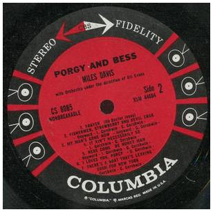 Miles Davis - Porgy and Bess | Columbia (CS 8085) - 4 Miles Davis - Porgy and Bess | Columbia (CS 8085) - 4