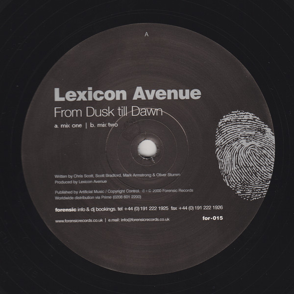 Lexicon Avenue - From Dusk Till Dawn | Forensic Records (for-015)