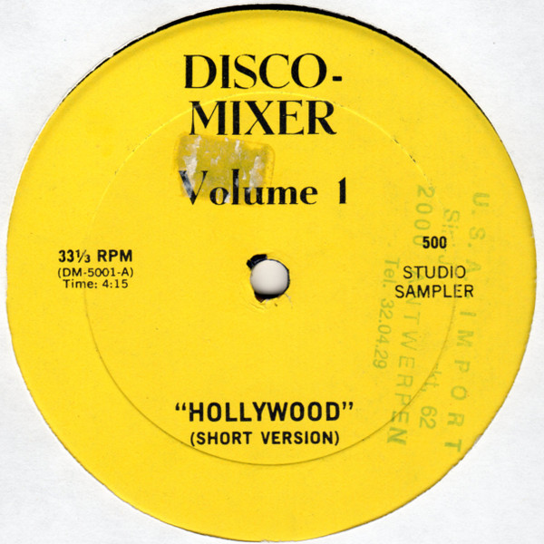 Various - Hollywood Volume 1 | Disco Mixer (DM-5001) - main