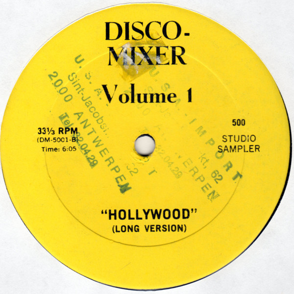 Various - Hollywood Volume 1 | Disco Mixer (DM-5001) - 2