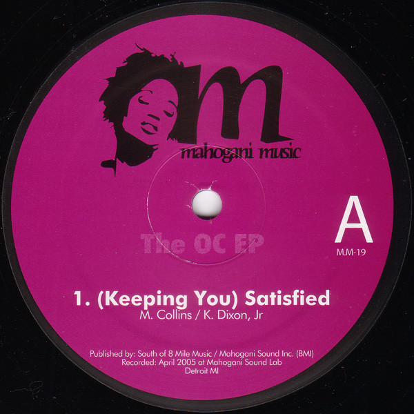 Mick Collins / Kenny Dixon Jr. - The OC EP | Mahogani Music (M.M-19) - main Mick Collins / Kenny Dixon Jr. - The OC EP | Mahogani Music (M.M-19) - main