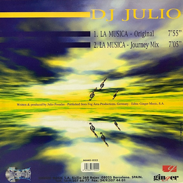 DJ Julio - La Musica | Makinaria Records (MAKI-022) - 2