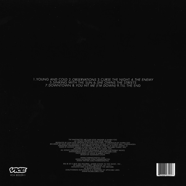 The Raveonettes - Observator | Vice Records (VCA 80329-1) - main The Raveonettes - Observator | Vice Records (VCA 80329-1) - main