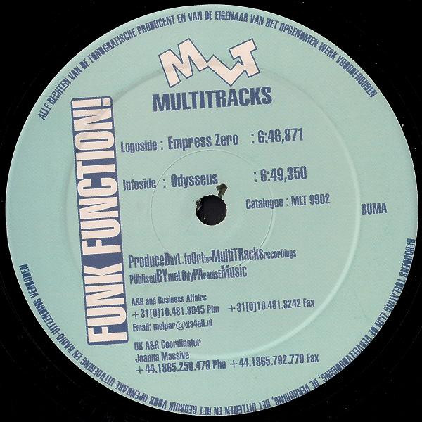 Funk Function - Empress Zero / Odysseus | Multitracks Records (MLT 9902) - main