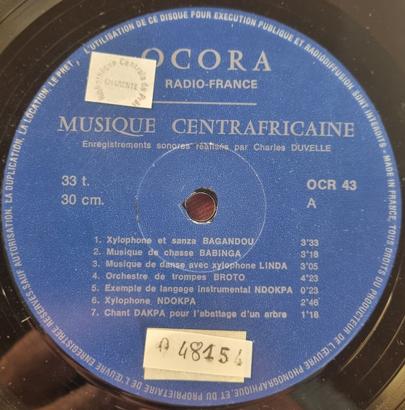 Various - Musique Centrafricaine | Ocora (OCR 43) - 3