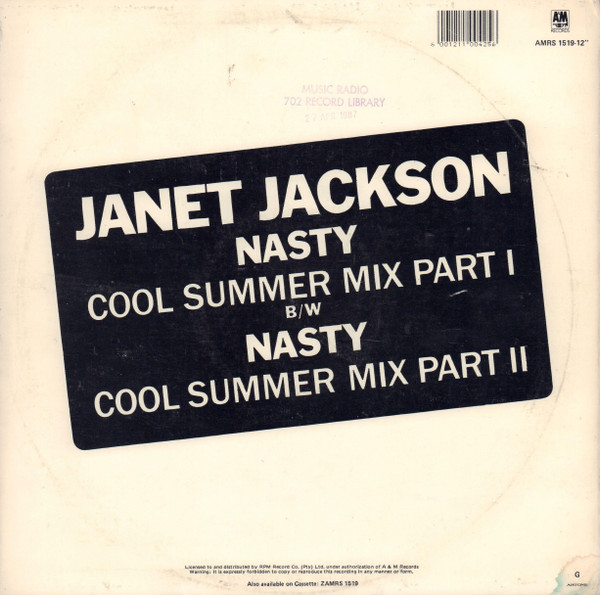 Janet Jackson - Nasty | A&M Records (AMRS1519-12") - 2