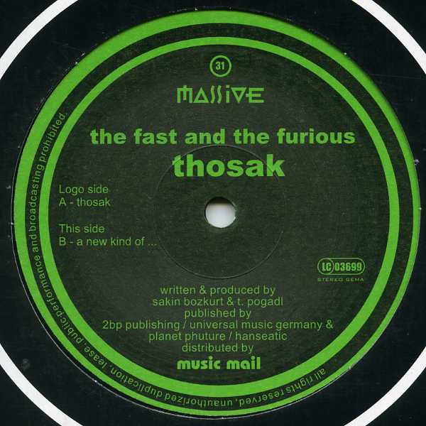 The Fast And The Furious - Thosak | Massive Records (MAS 31)