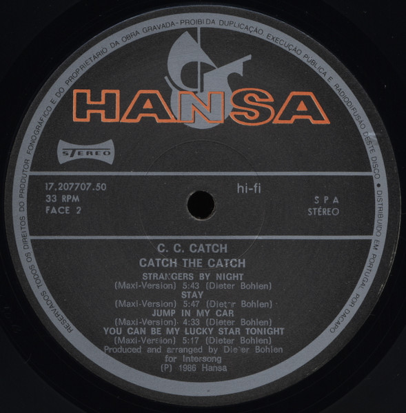 C.C. Catch - Catch The Catch | Hansa (17.207707.55) - 4