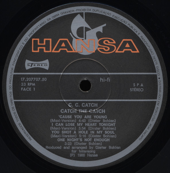 C.C. Catch - Catch The Catch | Hansa (17.207707.55) - 3
