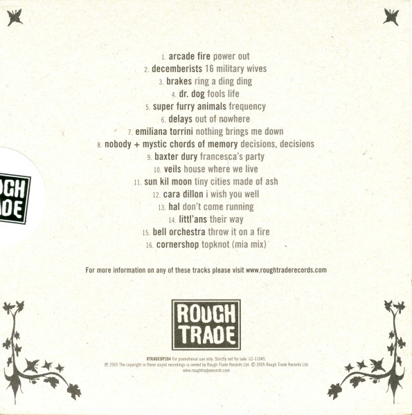 Various - Rough Trade Sampler 02 (International Edition) | Rough Trade (RTRADCDP284) - 2 Various - Rough Trade Sampler 02 (International Edition) | Rough Trade (RTRADCDP284) - 2