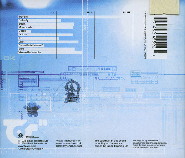 Talvin Singh - OK | Island Records (CID 8075) - 3